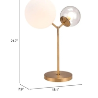Constance Table Lamp Brass - 56115 - Thumbnail 7