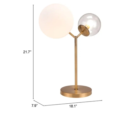 Constance table lamp brass - 56115