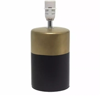Simple Designs Two Toned Basics Table Lamp - LT1114-BLK - Thumbnail 4