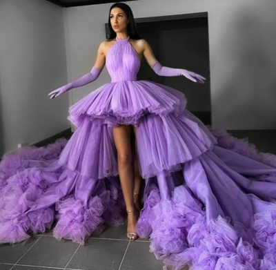 Fabulous Mermaid Purple Prom Dress, Long Evening Dress