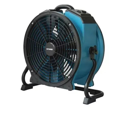 XPOWER X-47ATR 1/3 H-P 3600 CFM Variable Speed Sealed Motor Industrial Axial Air Mover, Blower, Fan with Timer and Power Outlets - X-47ATR