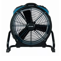 XPOWER X-47ATR 1/3 H-P 3600 CFM Variable Speed Sealed Motor Industrial Axial Air Mover, Blower, Fan with Timer and Power Outlets - X-47ATR - Thumbnail 1