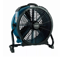 XPOWER X-47ATR 1/3 H-P 3600 CFM Variable Speed Sealed Motor Industrial Axial Air Mover, Blower, Fan with Timer and Power Outlets - X-47ATR - Thumbnail 2