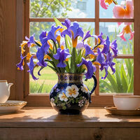 Irises Cross Stitch Pattern - Thumbnail 2