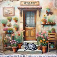 In Front Of The Flower Shop - Thumbnail 2