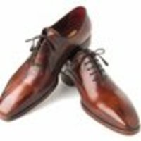 New Handmade Men's Plain Toe Brown Calfskin Oxfords Shoes - Thumbnail 2