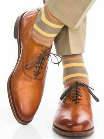 New Men's Handmade Oxford Brogues Cap Toe Shoes, Leather Shoes
