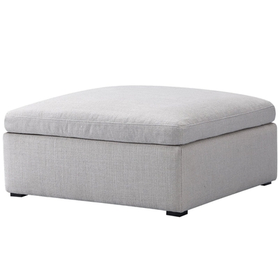 Inès sofa - ottoman module - opal fabric - Thumbnail 5