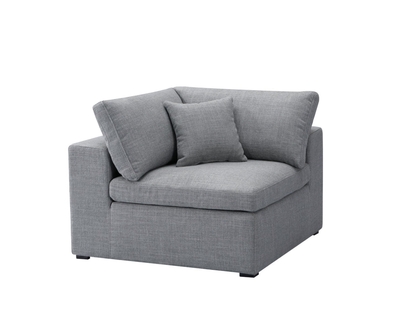Inès Sofa - Corner Module - Grey Fabric