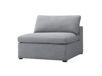 Inès Sofa - 1-Seater Single Module - Grey Fabric