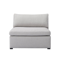 Inès Sofa - 1-Seater Single Module - Opal Fabric - Thumbnail 1