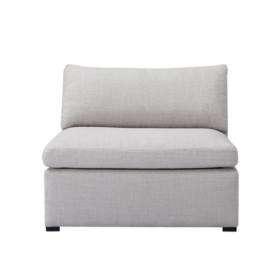 Inès sofa - 1-seater single module - opal fabric