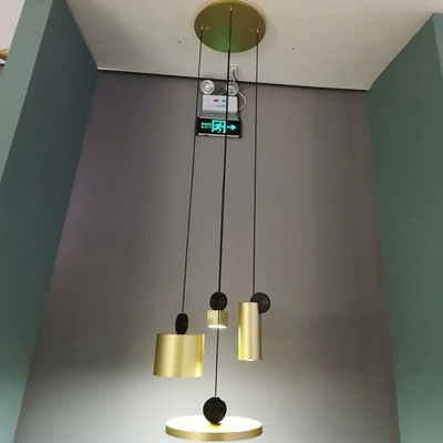 Synnove pendant lamp - round canopy - circular+cube+cylinder - Thumbnail 3