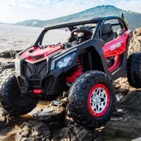 24V Freddo Toys New UTV 2 Seater Ride on - XB2118-Red - Thumbnail 4