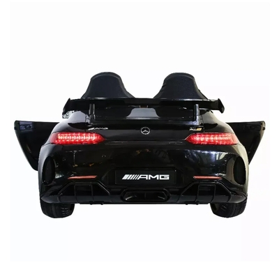 12v mercedes benz amg gtr 2 seater ride on car - hl289-black