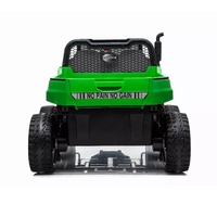 24V 4x4 Freddo Toys Tractor Trailer 2 Seater Ride on - A730-Green - Thumbnail 2