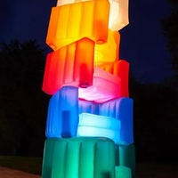 YOMI ARMCHAIR EKO WITH LIGHTING WOOD Frame - FYCBEKO05OT - Thumbnail 2