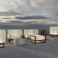 YOMI ARMCHAIR EKO WITH LIGHTING ALUMINIUM Frame - FYCNEKO02BT - Thumbnail 2