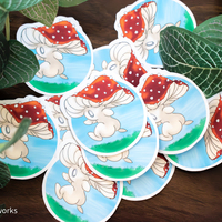 Mushroom boi sticker - Thumbnail 2