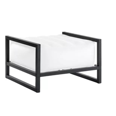 Yoko pouf eko with lighting aluminium frame - pykcneko02bt