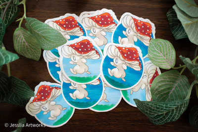 Mushroom boi sticker