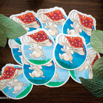 Mushroom boi sticker
