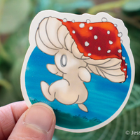 Mushroom boi sticker - Thumbnail 4