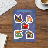 Star Warriors Sticker sheet - Emote Series 1 - Thumbnail 1