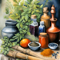 Herbs Cross Stitch Pattern - Thumbnail 2