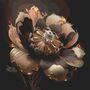 Golden Flower Cross Stitch Pattern-1