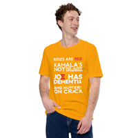 Roses are red Kamala's not black Joe has dementia Unisex t-shirt - Thumbnail 33