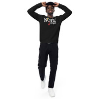 Nope not again Unisex organic raglan sweatshirt - Thumbnail 2