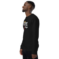 Nope not again Unisex organic raglan sweatshirt - Thumbnail 3