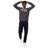 Nope not again Unisex organic raglan sweatshirt - Thumbnail 16