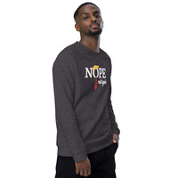 Nope not again Unisex organic raglan sweatshirt - Thumbnail 20