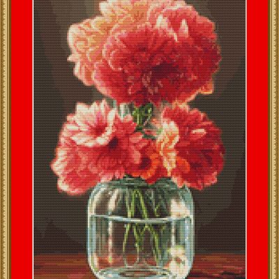 Flower arrangement cross stitch pattern - Thumbnail 2