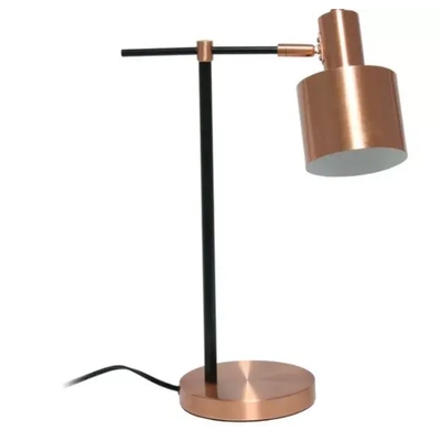 Lalia home mid century modern metal table lamp - lht-4001-rg - Thumbnail 3