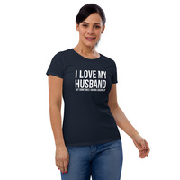 I love my husband but sometimes I wanna square up Women's short sleeve t-shirt - Thumbnail 4