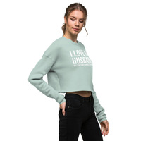 I love my husband but sometimes I wanna square up Crop Sweatshirt - Thumbnail 23
