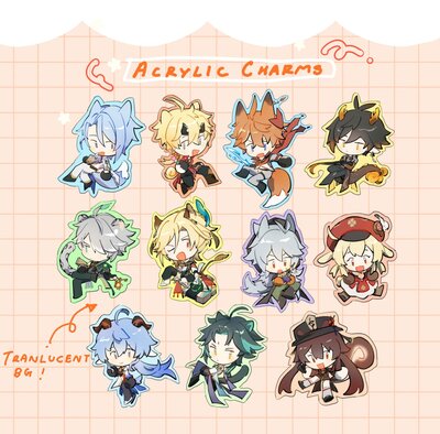 Genshin Acrylic Charms [SALE]