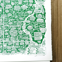Philadelphia Cheesesteak Map 2nd Ed. - (GREEN) - Thumbnail 7