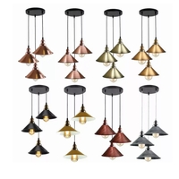 3 Head Cone Pendant - ENC3023-CA - Thumbnail 3