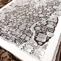 Philadelphia Cheesesteak Map 2nd Ed. - (BROWN) - Thumbnail 7