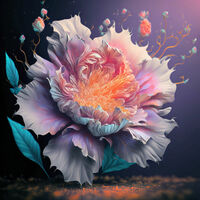 Floral Beauty Cross Stitch Pattern - Thumbnail 2