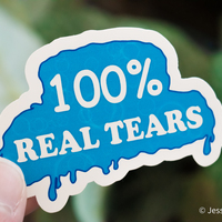 100% real tears sticker - Thumbnail 1
