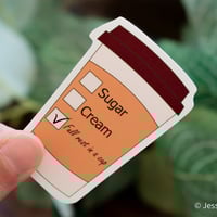 Full rest in a cup sticker - Thumbnail 1