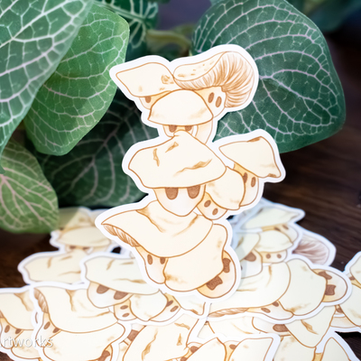 Oyster mushroom sticker