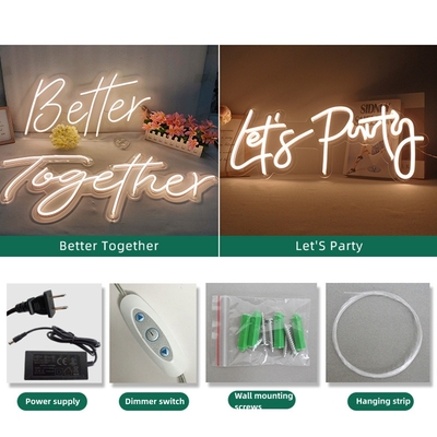 Let's party neon sign wns005