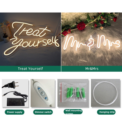 Mr & mrs neon sign wns006