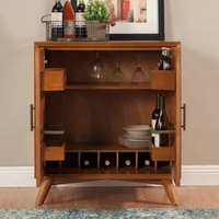 Flynn Small Bar Cabinet - 966-17 - Thumbnail 1